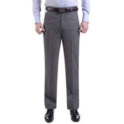 Heren dunne formele zakelijke rechte stijl lichtgewicht smart casual broek