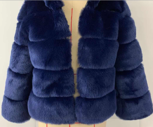 Faux Fur Coat Women Warm Slim Fit Leather Fur Coat Plus Size