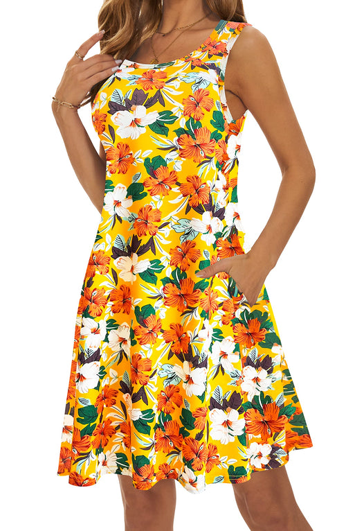 Casual Sundress Cover Ups Sleeveless