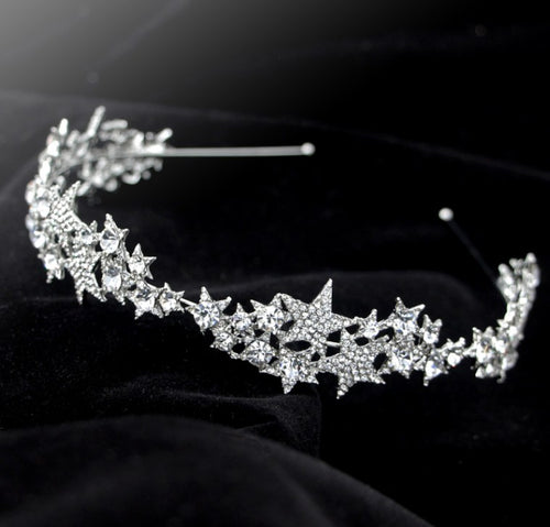 Star Crown nieuwe haarband bruiloft haaraccessoires bruids sieraden 