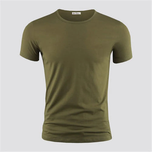 New Mens T Shirt Pure Color V Collar Short Sleeved Tops Tees Men T-Shirt Black Tights Man T-Shirts Fitness For Male Clothes