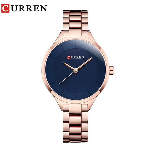 CURREN Luxury Rose Gold Women's Watch Stainless Steel Ladies Wrist Watches Relogio Feminino Fashion Female Hour reloj mujer