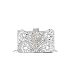 Inlaid with Diamond Dinner Bag Women Cocktail Rhinestone Bag Socialite Dress Clutch Accessories