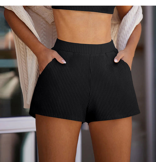 Autumn Winter Loose Sports Shorts Women Outdoor Straight Sweatpants Casual Fitness Running Sweater Shorts