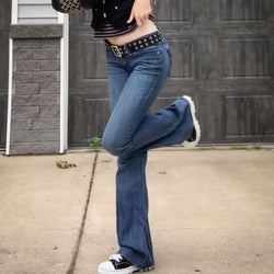 Jeans met hoge taille voor dames