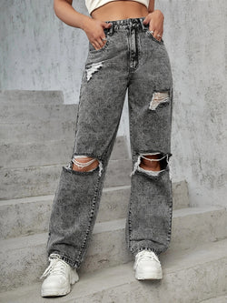 Jeans Dames Gescheurde jeans