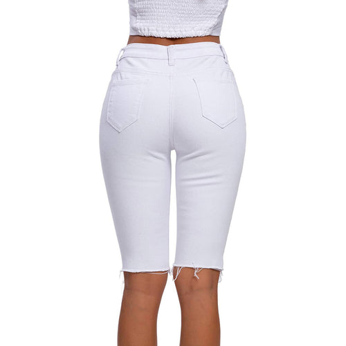 Slimming High Waist Slim Denim