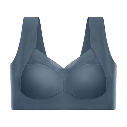 Top Seamless Women's Bras Large Size Top Support Show Small Comfortable No Steel Ring Underwear Yoga Fitness Sleep Vest