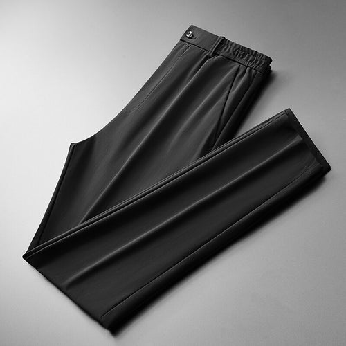 Casual broek heren dun zakelijk stretch slank elastische taille jogger koreaans klassiek dun