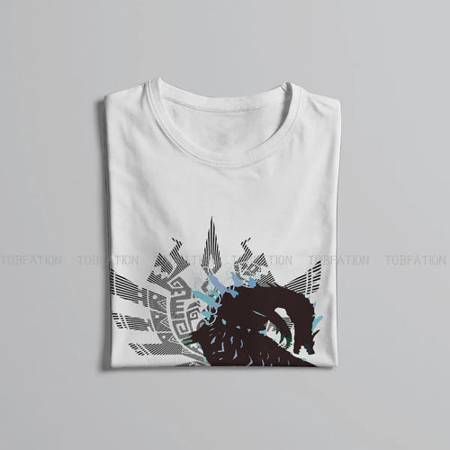 Abyssal Lagiacrus TShirt Voor Mannen Monster Hunter Game Camisetas Mode T-shirt Zacht Gedrukt Los 