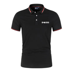 Polo shirts casual breathable stand-up collar short sleeve fashion outdoor sports