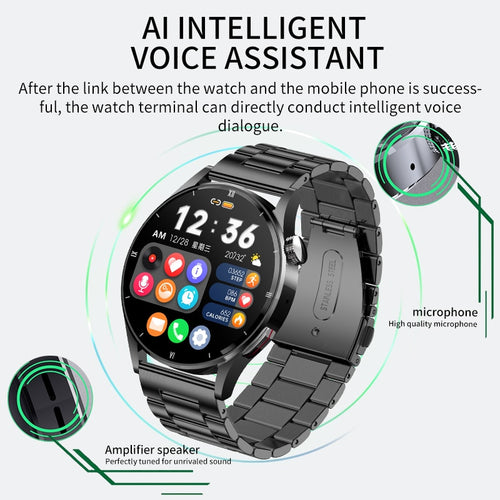 LUIK Nieuw Voor Huawei Horloge GT3 Pro AMOLED Smart Horloge Mannen Custom Dial Antwoord Oproep Sport Fitness Tracker Mannen Waterdichte Smartwatch 