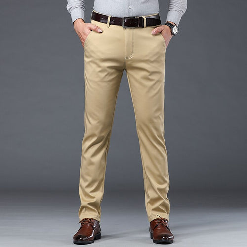 KUBRO Lichtgewicht Smart Casual losse rechte broek voor heren, allemaal bij Koreaanse 2023 zakelijke broek, zes kleuropties, streetwear 