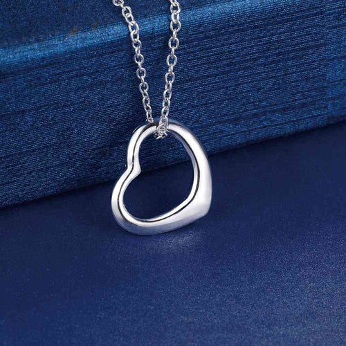 Origineel 925 sterling zilver Mooie hartarmbanden kettingen voor dames modeontwerper feest bruiloft Sieraden sets vakantiecadeau