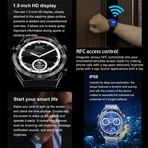 Smart Watch Men Smart Bluetooth Call Sport GPS Track Smartwatch Women Heart Rate ECG PPG Smartwatch For Android ios