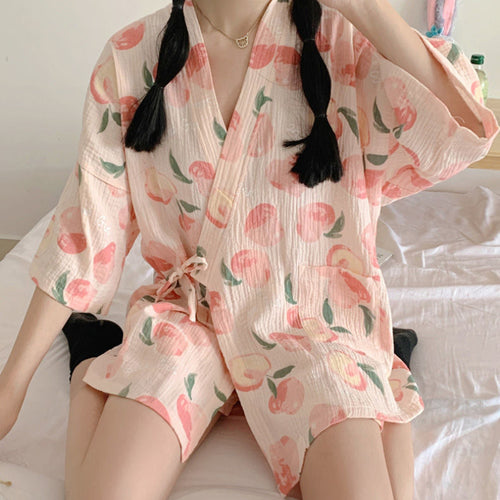 Pajama Sets Women Sweet Casual Simple