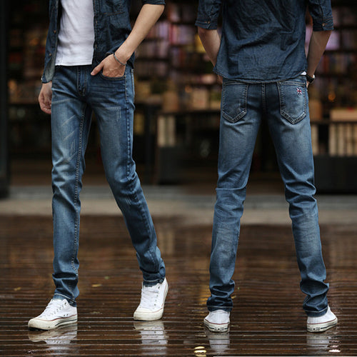 Men's  Quality Casual Slim Business Denim Jeans