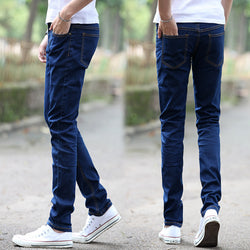 Men Elastic Force Trend Jeans