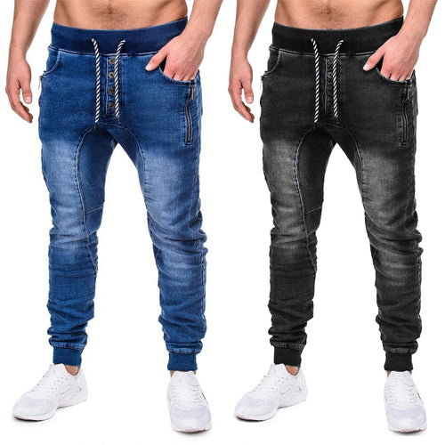 Heren veel knoppen Casual zomer herfst mannelijke jeans