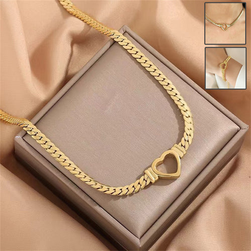 Personalized Love Chain Necklace Bracelet Titanium Steel Non-fading Clavicle