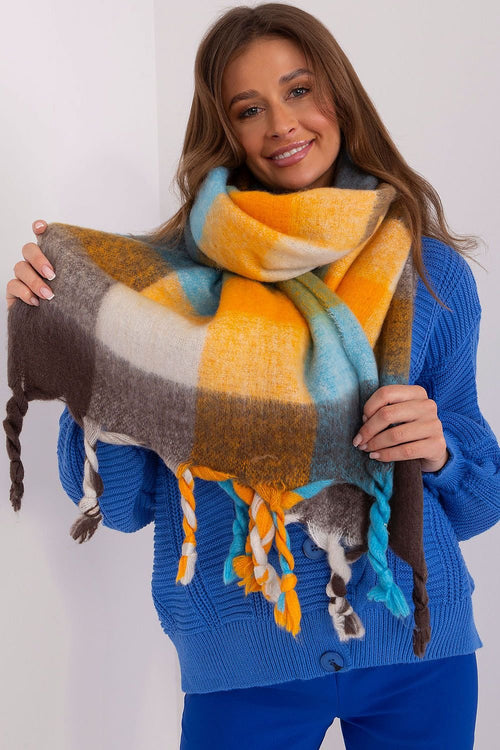Long colourful scarf