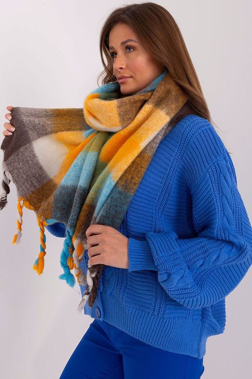 Long colourful scarf