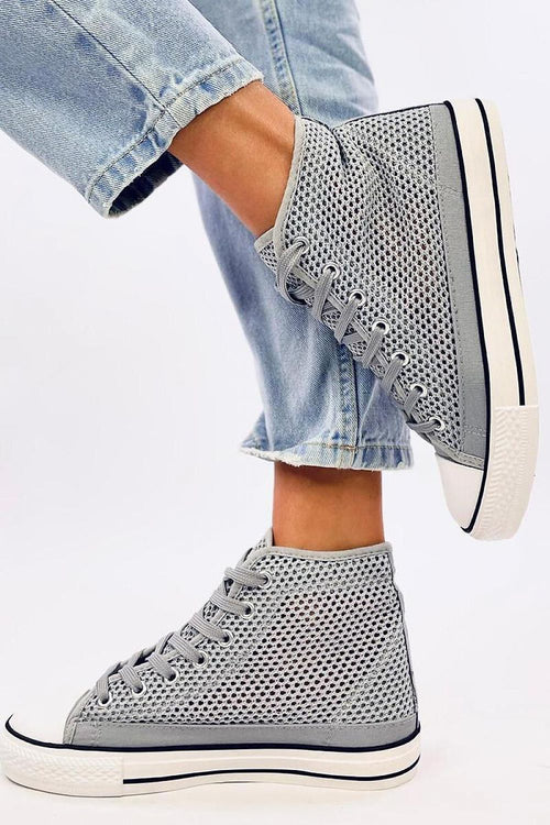 Lace-up women's high-top