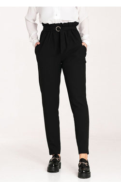 Long metal buckle pant