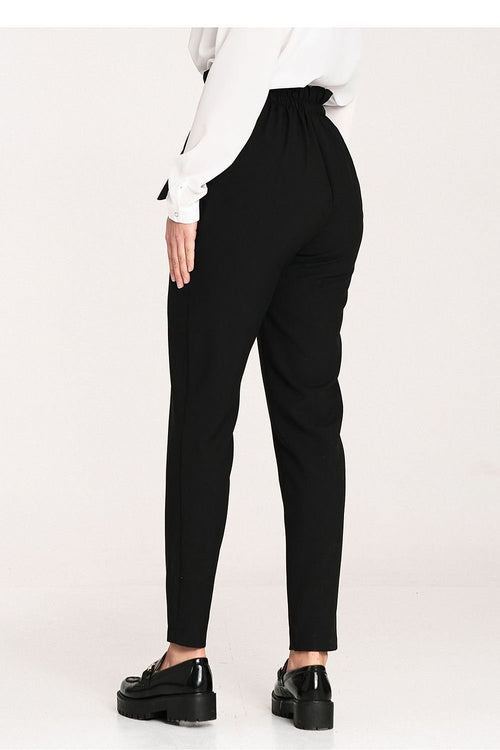 Long metal buckle pant