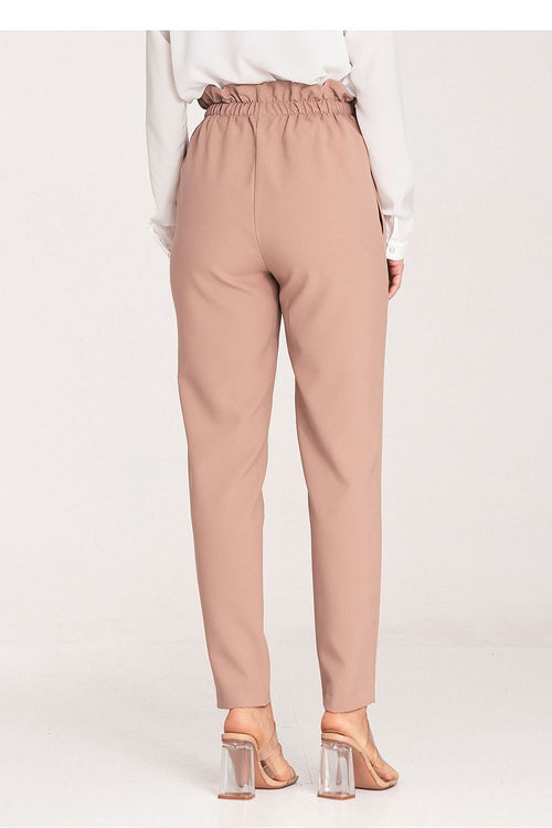 Long metal buckle pant