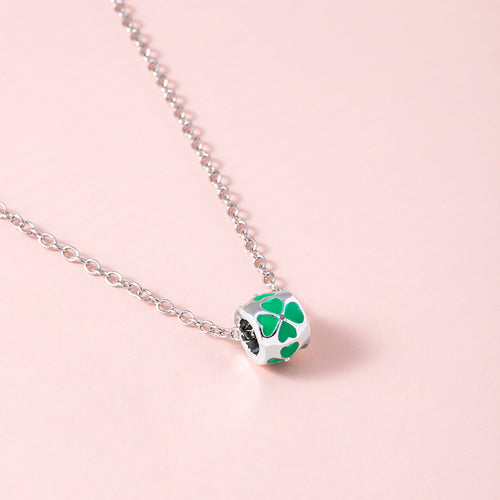 Lucky Four-leaf Clover Beads Clavicle Chain Necklaces For Women