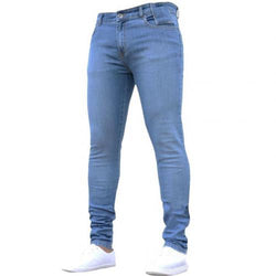 Jeans Mannen Elastische Taille Skinny Jeans Mannen Herfst Winter Mannen Skinny Jeans Fit Denim Legging Lange Broek Denim Broek
