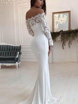 One Shoulder Lace Long Sleeve Dress Mopping