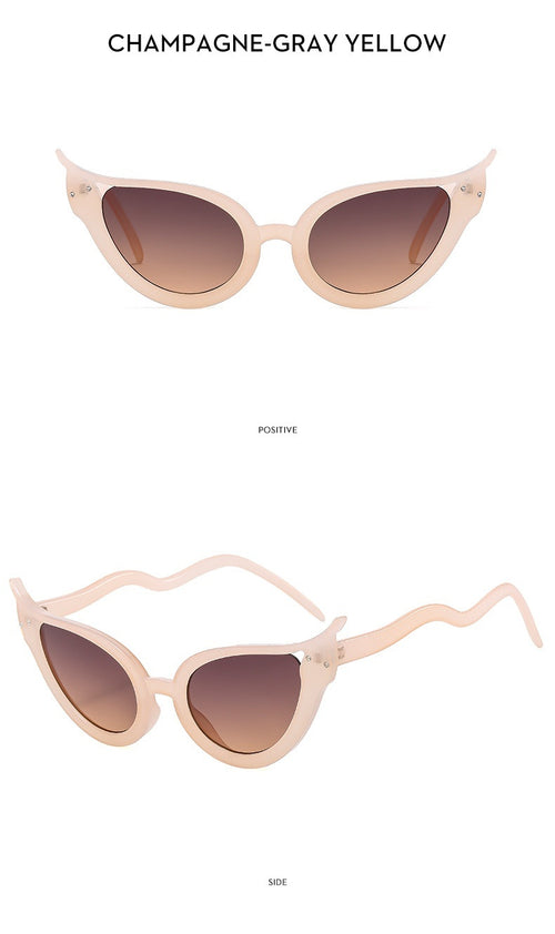 Personalized Sunglasses Funny Hot Girl Snake-shaped Women