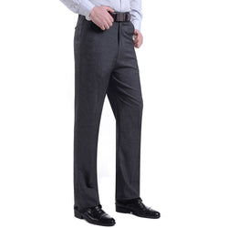 Men Thin Formal Business Straight Style Lightweight Smart Casual Trouser