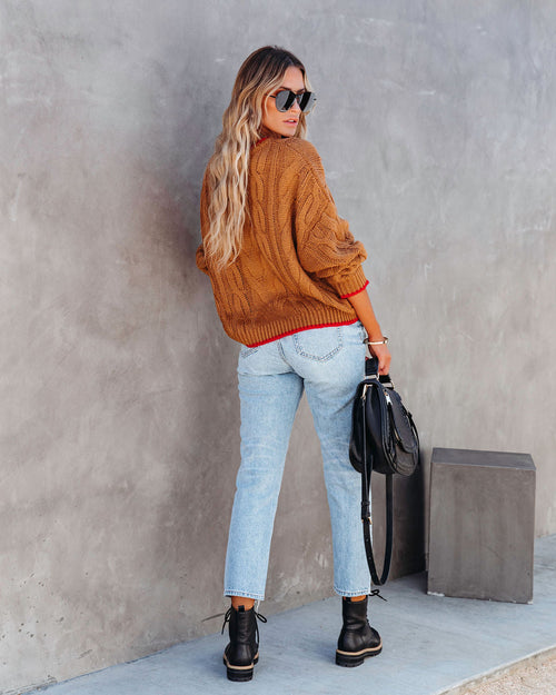 Loose Fitting Oversized Cable Knit