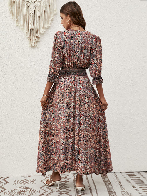 Printed Sleeve Belted