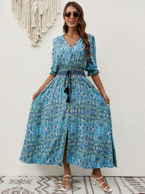 Printed Sleeve Belted