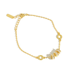 Transfer beads zircon female bracelet