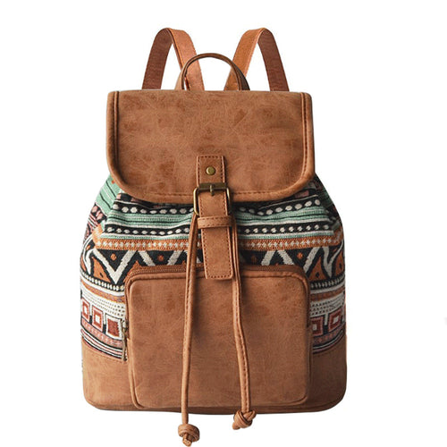 Cross-border Canvas Casual Backpack