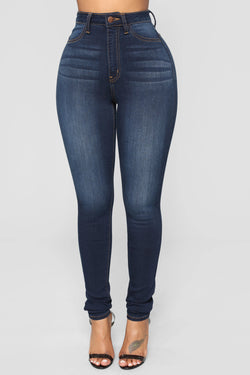 Populaire stretch denim skinny broek met ultrahoge taille en heuplift