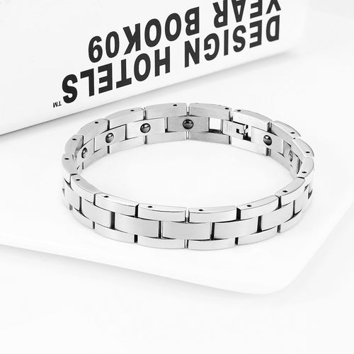 Stainless Steel Magnet Bracelet Classic Men