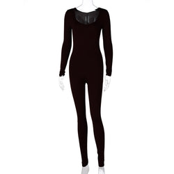 FQLWL Fall Winter Long Sleeve Sexy Rompers