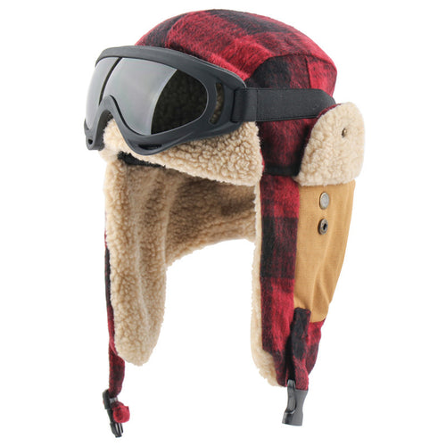 Lei Feng hat windproof outdoor ski hat thickened ear protection flying hat - SIMWILLZ 