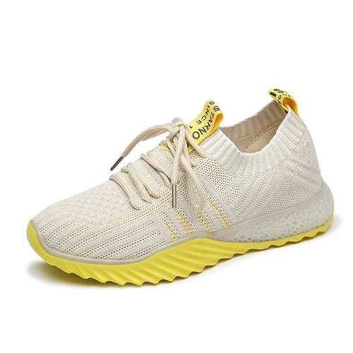 Net Surface Fly Weave Coconut Shoes Athletic Shoes Female