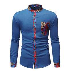 Cross Border Fashion Men''s Shirt New Men''s African - SIMWILLZ 