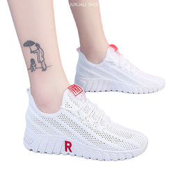 Women Tennis Shoes Bottom Sneakers Sport Walking Breathable Lightweight Running Shoes