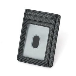 Wallets Black Business Card Holder For Men Simple Purse Bag