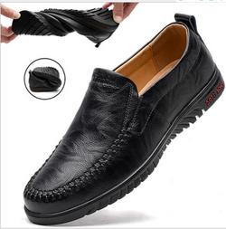 Men Shoes Genuine leather Comfortable Men Casual Shoes Footwear Chaussures Flats Men Slip On Lazy Shoes Zapatos Hombre