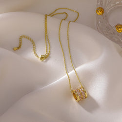 Xiaoman Waist Necklace 2021 New Female Necklace Niche Zircon Clavicle Chain Ins Cold Wind Fashion Necklace Female